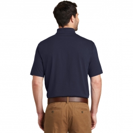 Port Authority K164 SuperPro Knit Polo - True Navy