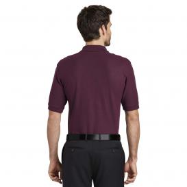 Port Authority K500ES Extended Size Silk Touch Polo - Burgundy