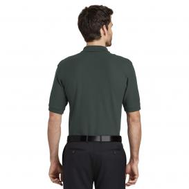 Port Authority K500ES Extended Size Silk Touch Polo - Dark Green