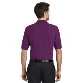 Port Authority K500ES Extended Size Silk Touch Polo - Deep Berry
