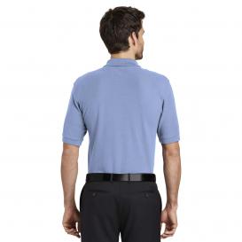 Port Authority K500ES Extended Size Silk Touch Polo - Light Blue