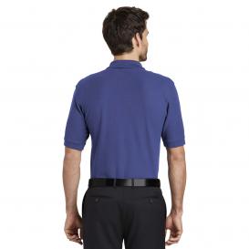 Port Authority K500ES Extended Size Silk Touch Polo - Mediterranean Blue