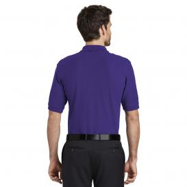 Port Authority K500ES Extended Size Silk Touch Polo - Purple