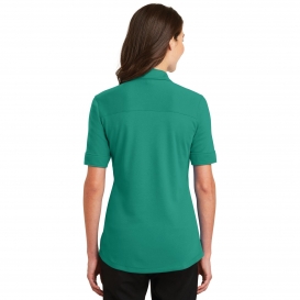 Port Authority L5200 Ladies Silk Touch Interlock Performance Polo - Verdant Green