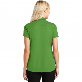 Port Authority L580 Ladies Pinpoint Mesh Polo - Treetop Green