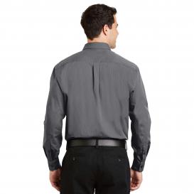 Port Authority S613 Tonal Pattern Easy Care Shirt - Grey