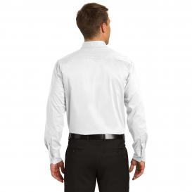 Port Authority S646 Stretch Poplin Shirt - White