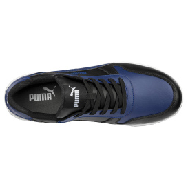 PUMA Safety 640275-351 Men\'s Frontcourt Composite Toe Safety Shoes - Blue/Black
