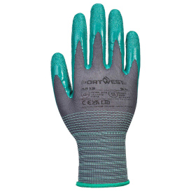 Portwest A313 Grip 15 Nitrile Crinkle Gloves - Dozen (12 Pairs)