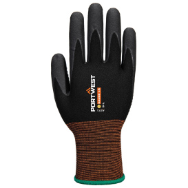 Portwest A371 Grip 15 Nitrile Micro Foam Gloves - Black