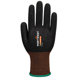 Portwest A375 Grip 21 Micro Foam Nitrile Gloves - Black