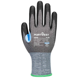 Portwest A649 CS Cut Gloves - Gray/Black