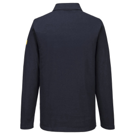Portwest AS23 Anti-Static ESD Long Sleeve Polo - Navy