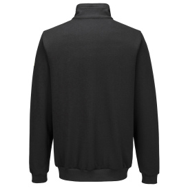 Portwest AS25 Anti-Static ESD Zipper Sweatshirt - Black