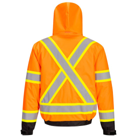 Portwest CA160 Hi-Vis X-Back Bomber Jacket - Orange