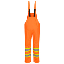 Portwest CA449 Hi-Vis Contrast Tape Bib & Brace - Orange