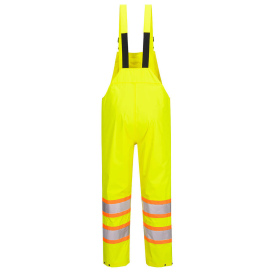 Portwest CA449 Hi-Vis Contrast Tape Bib & Brace - Yellow