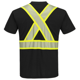 Portwest CB112 Iona X Back T-Shirt S/S - Black