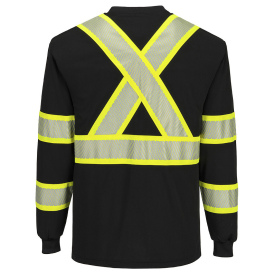 Portwest CB113 Iona X Back T-Shirt L/S - Black