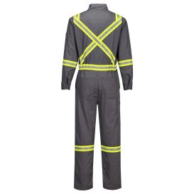 Portwest FR525 Bizflame 88/12 2" Xtra FR Coverall - Gray
