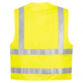 Portwest FR75 Hi-Vis Self Extinguishing Safety Vest - Yellow/Lime