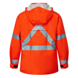 Portwest I7215SJ FLEXARC 10oz Polyurethane FR Cotton Rain Jacket - Orange