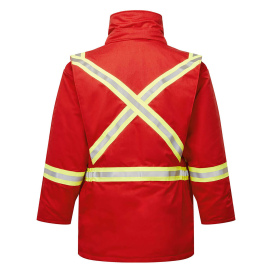 Portwest IAS3215 Avenger 9oz Insulated Parka - Red