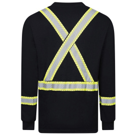 Portwest IFS662 Frontline 6.9oz Henley Long Sleeve T-Shirt - Navy