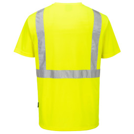 Portwest S198 Type R Class 2 Short Sleeve Safety Shirt - Yellow
