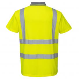 Portwest S477 Class 2 Short Sleeve Polo Safety Shirt - Yellow