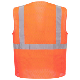 Portwest UC491 Economy External Pocket Mesh Safety Vest - Orange