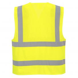 Portwest UC494 Hi-Vis Mesh Safety Vest - Yellow/Lime