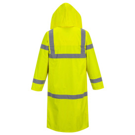 Portwest UH445 Type R Class 3 Hi-Vis Rain Coat - Yellow