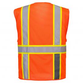 Portwest US374 Orlando Contrast Mesh Safety Vest - Orange