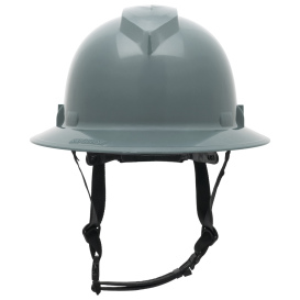 Pyramex HPT256113 Ridgeline T2 Full Brim Hard Hat - 6-Point Ratchet Suspension - Slate Gray