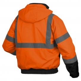 Pyramex RJ3120 Type R Class 3 Black Bottom Bomber Jacket - Orange ...