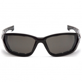 Pyramex SB10820DT Atrex Safety Glasses - Black Padded Foam Frame - Gray Mirror Anti-Fog Lens