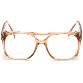 Pyramex SC210C Monitor Safety Glasses - Caramel Frame - Clear Lens