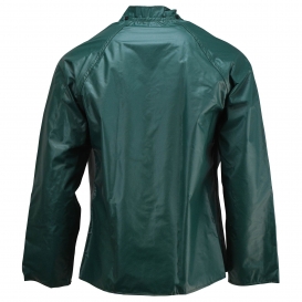 Neese 35SJ Universal Limited Flammability Rain Jacket with Snap On Hood - Green