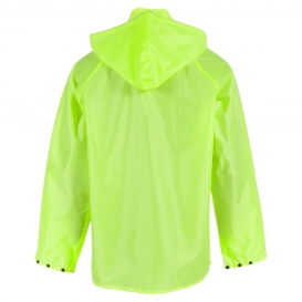 Neese 475JH Duty Rain Jacket with Attached Hood - Lime Green