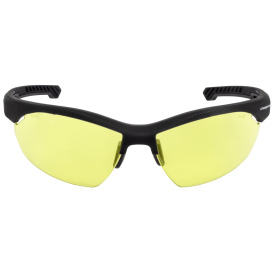 Crossfire 4825 BOLO Safety Glasses - Black Frame - Amber Lens