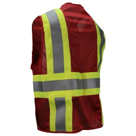 Radians CSV22-01Z1 Type O Class 1 Safety Vest - Red