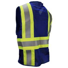 Radians CSV22-01Z2 Type O Class 1 Safety Vest - Blue