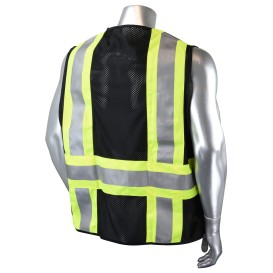 Radians CSV22-01Z3 Type O Class 1 Safety Vest - Black