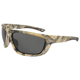 Ducks Unlimited DU-FF1 Full Frame Shooting Glasses - Mossy Oak Frame - Polarized Smoke Lens