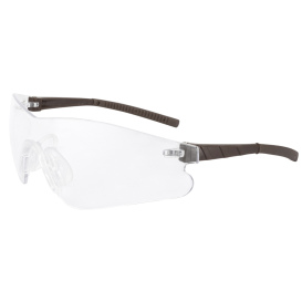 Ducks Unlimited Y1-3010C Youth Shooting Glasses - Brown Frame - Clear Lens