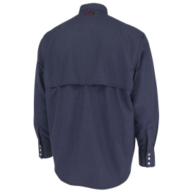 Radians FRS-004G VolCore Cat 2 Vented Pearl Snap FR Shirt - Navy
