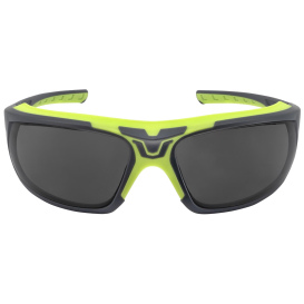 Radians GLF1-20D GLYF Safety Glasses - Green Frame - Smoke/Gray Lens