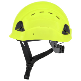 Radians RHC2V Dareware Type II Class C Vented Safety Helmet - 4-Point Ratchet Suspension - HV Lime