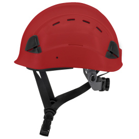 Radians RHC2V Dareware Type II Class C Vented Safety Helmet - 4-Point Ratchet Suspension - Red